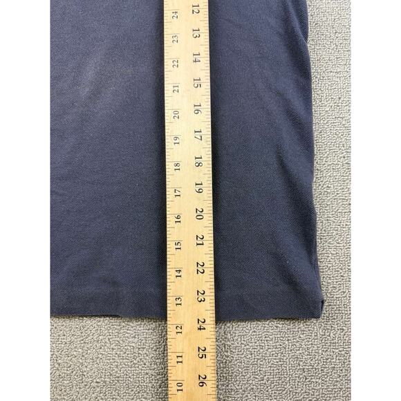 Vintage Lacoste Polo Shirt Men 4 Navy Regular Fit Short Sleeve Embroidery Peru - Picture 7 of 8